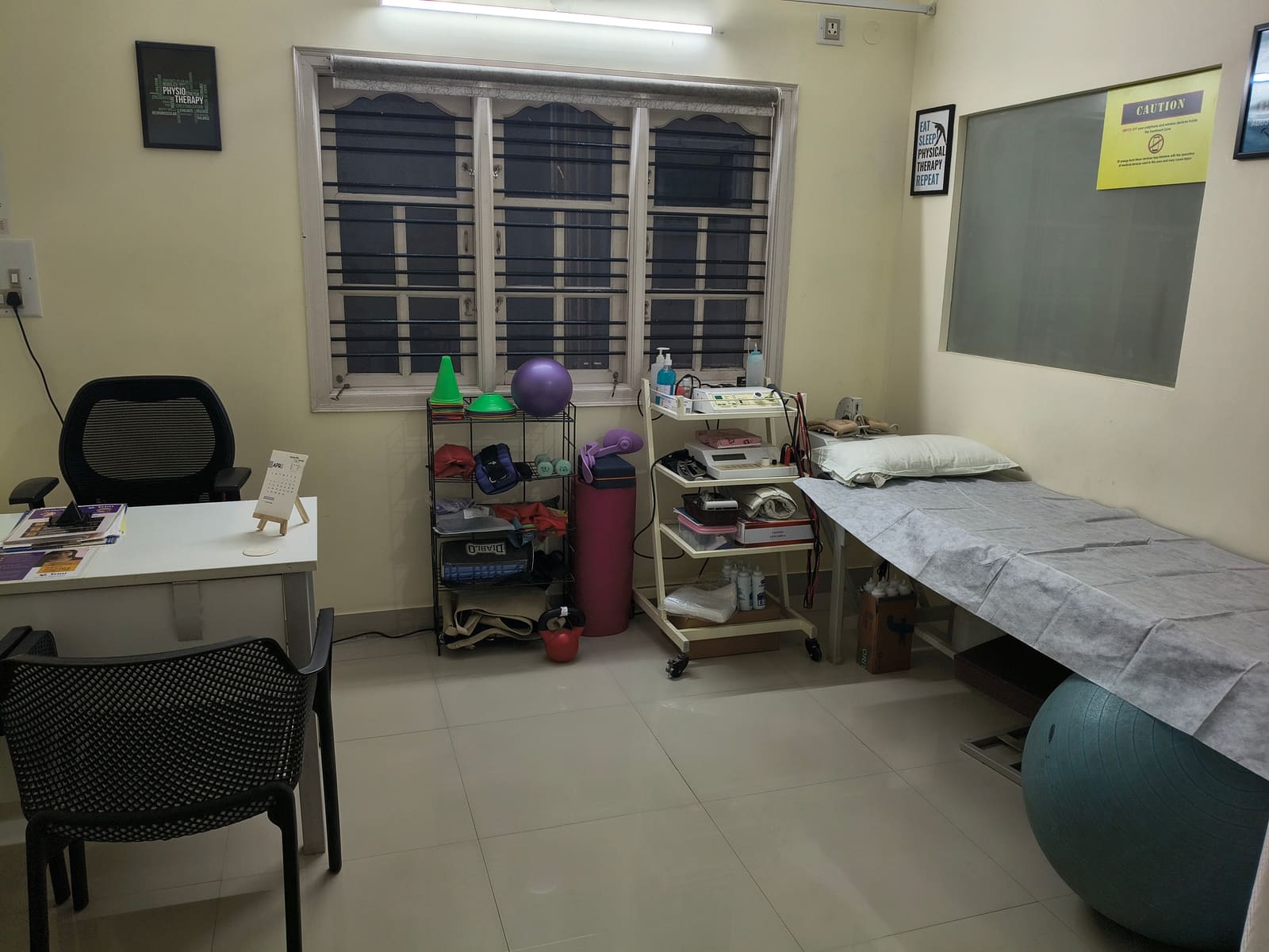 Physiotherapy treatment room at Trini Healthcare
